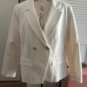 J. Crew cream blazer